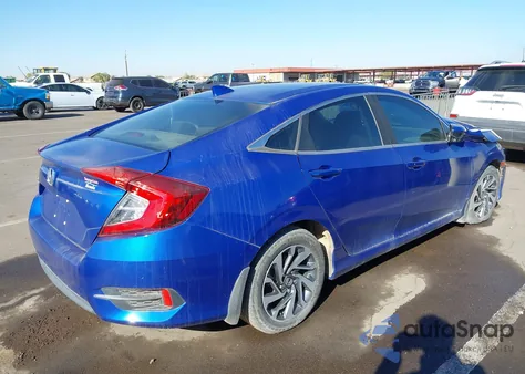 2018 Honda Civic Ex from USA, damaged, VIN 2HGFC2F76JH552764